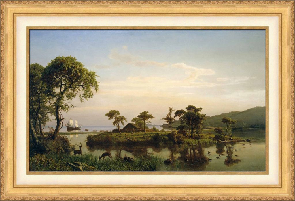 Albert Bierstadt Gosnold at Cuttyhunk