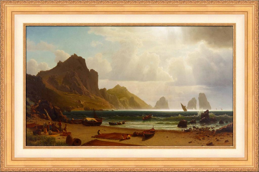 Albert Bierstadt The Marina Piccola Capri