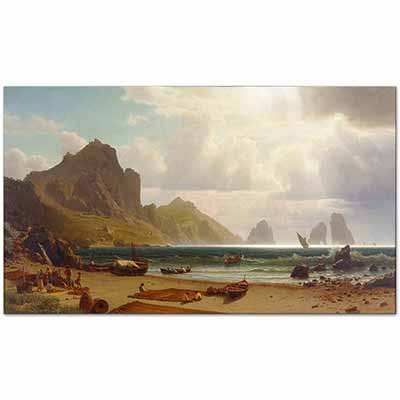 Albert Bierstadt The Marina Piccola Capri