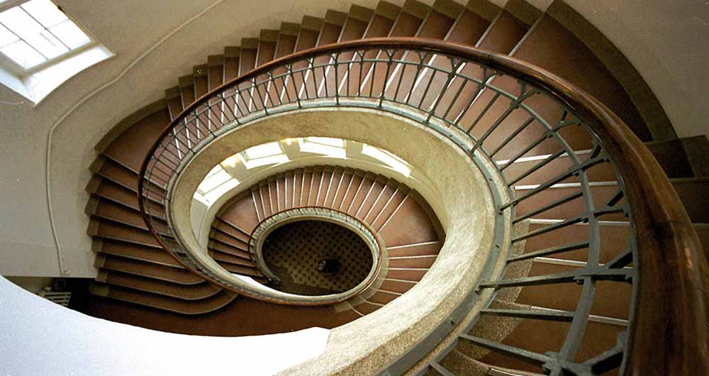 Stairwell at the Bauhaus University