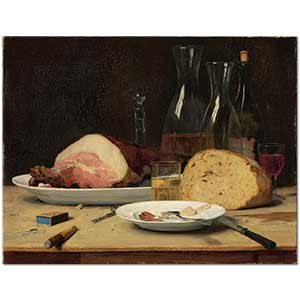 Still Life Excess by Albert Anker