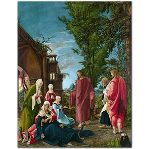 Christ Taking Leave of His Mother by Albrecht Altdorfer