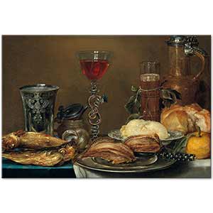 A Breakfast Still Life by Alexander Adriaenssen