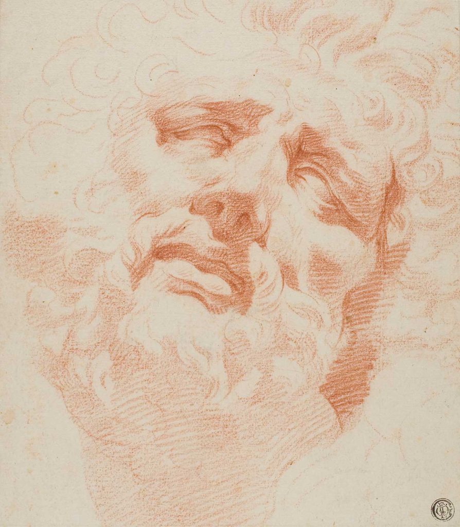 Study for Head of Laocoon by Andrea Appiani