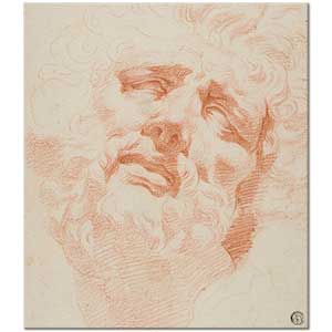 Study for Head of Laocoon by Andrea Appiani