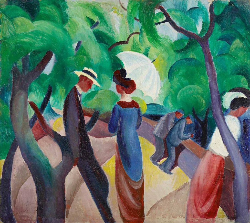 Promenade by August Macke