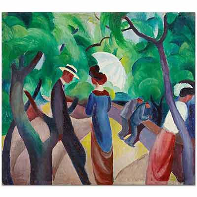 Promenade by August Macke