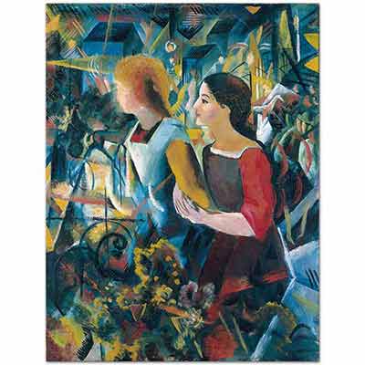 Two Girls by August Macke