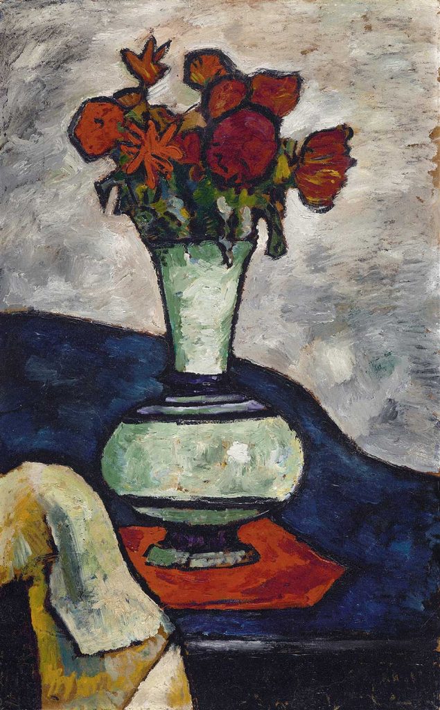 Wilting Flowers by August Macke