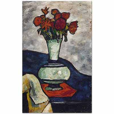 Wilting Flowers by August Macke