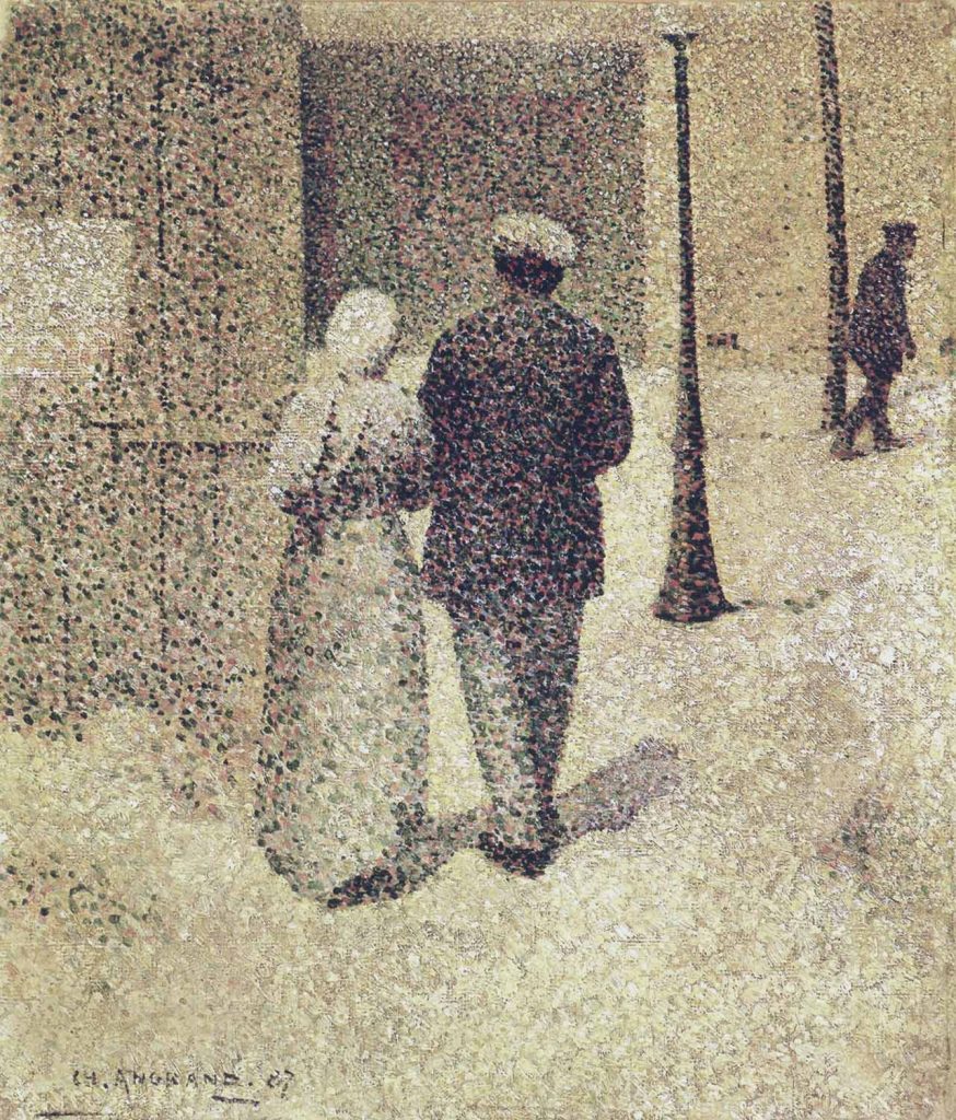 Couple in the Street by Charles Angrand
