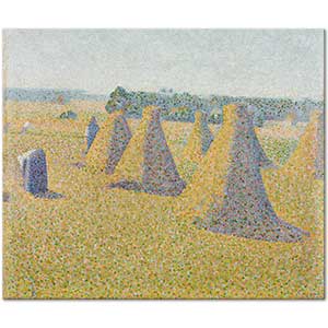 Harvest Scene by Charles Angrand