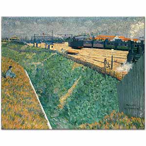 The Western Railway at its Exit from Paris by Charles Angrand