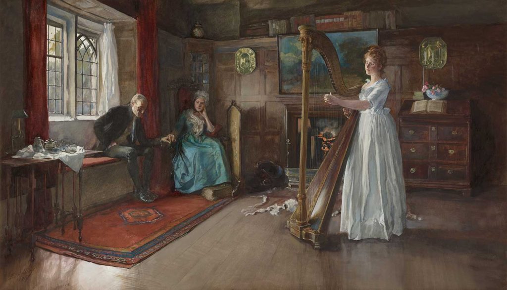 An Old Song by Edwin Austin Abbey