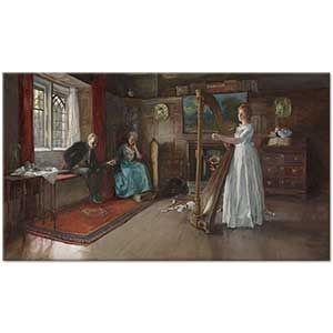 An Old Song by Edwin Austin Abbey