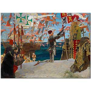 Columbus in the New World by Edwin Austin Abbey