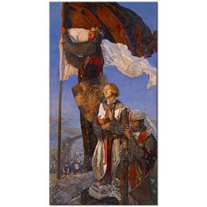 Crusaders Sighting Jerusalem by Edwin Austin Abbey