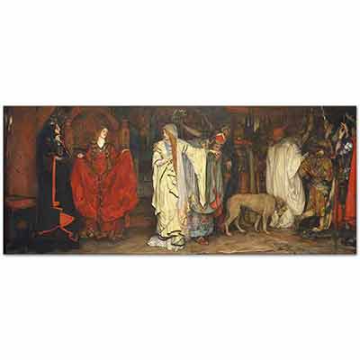 King Lear Scene by Edwin Austin Abbey