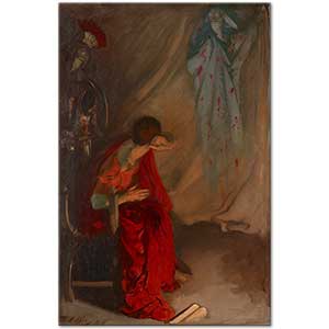 Within the Tent of Brutus by Edwin Austin Abbey