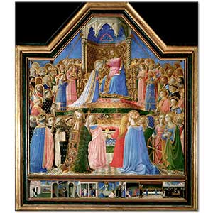 Coronation of the Virgin by Fra Angelico