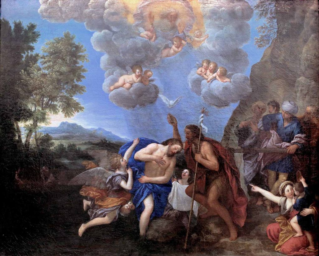 Baptism of Christ by Francesco Albani