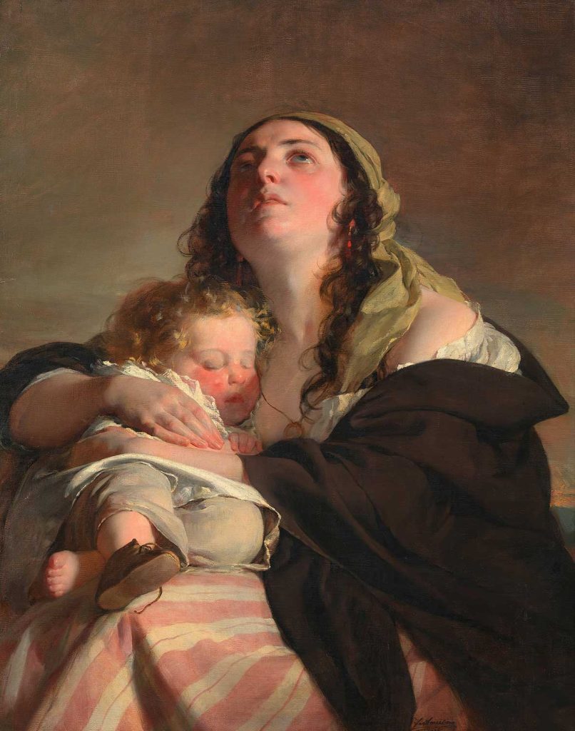 The Widow by Friedrich von Amerling