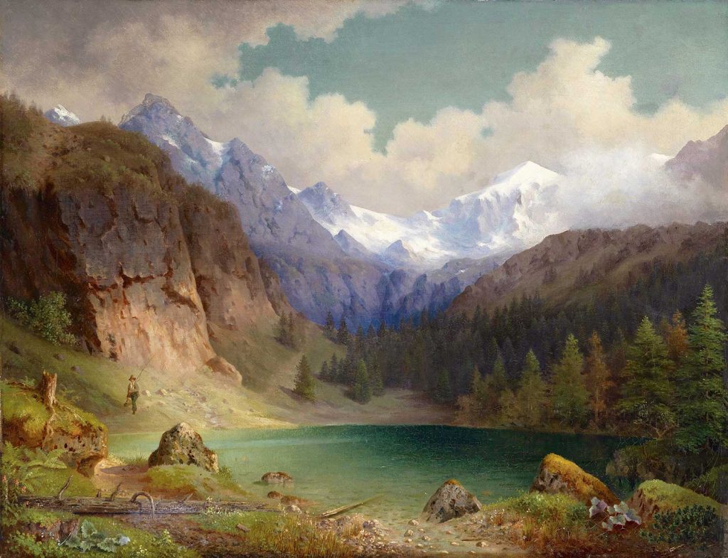 Mountain Landscape by Georg Macco