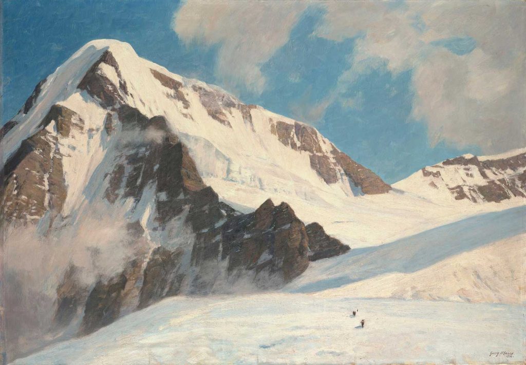 View of the Jungfrau Mountain by Georg Macco