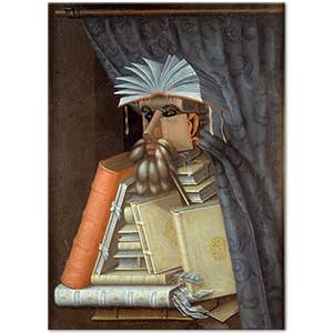 The Librarian by Giuseppe Arcimboldo