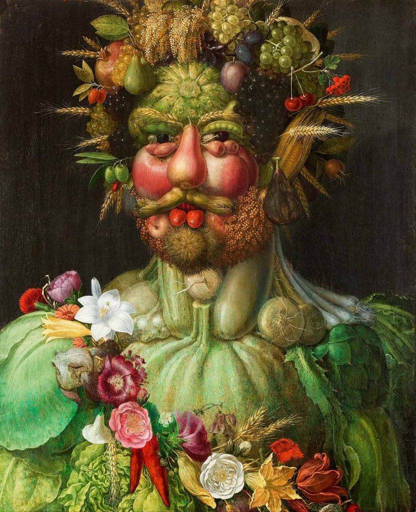 Portrait of Rudolf II of Habsburg as Vertumnus by Giuseppe Arcimboldo