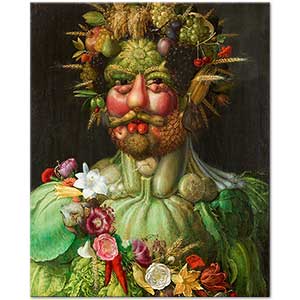 Portrait of Rudolf II of Habsburg as Vertumnus by Giuseppe Arcimboldo