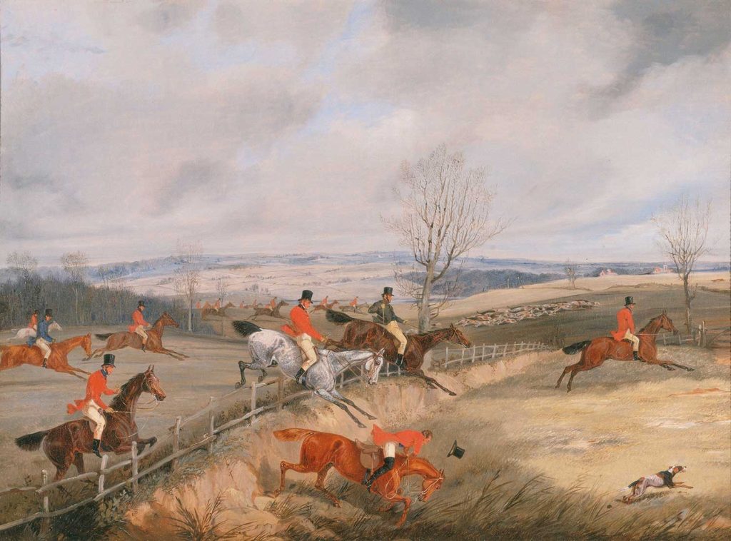 Hunting Scene by Henry Thomas Alken