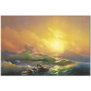 Ninth Wave by Ivan Aivazovsky