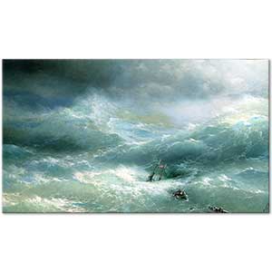 The Shipwreck at the Tempest by Ivan Aivazovsky