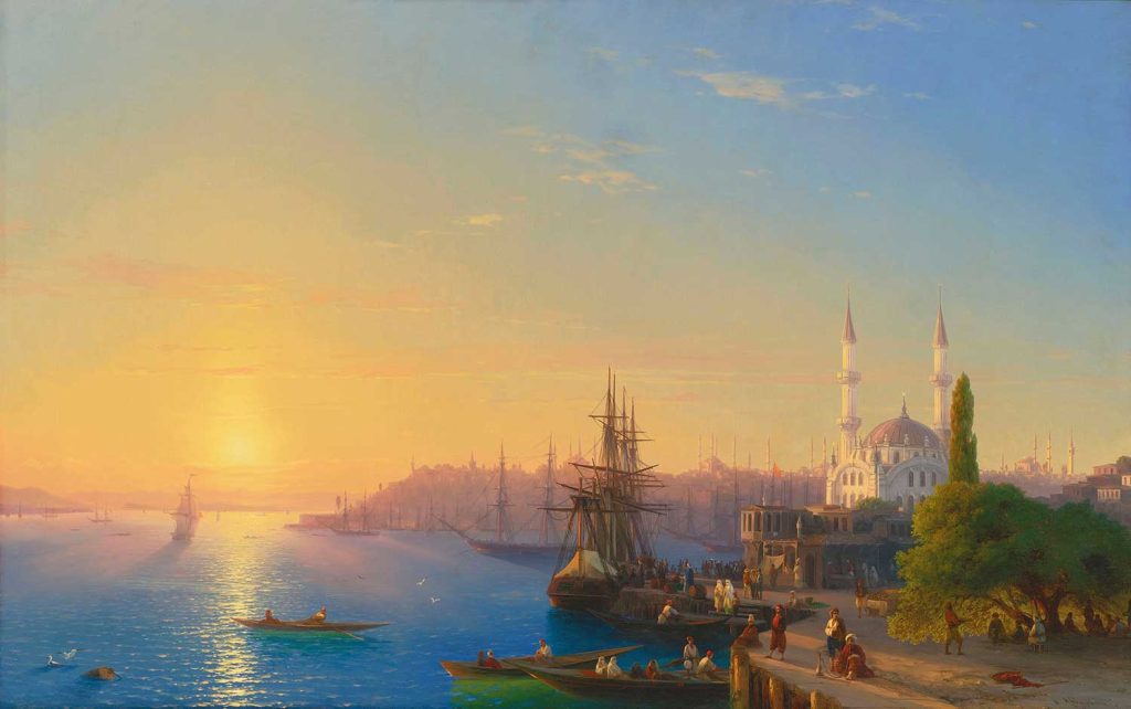 View of Constantinople and the Bosphorus by Ivan Aivazovsky