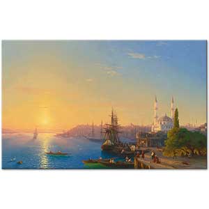 View of Constantinople and the Bosphorus by Ivan Aivazovsky