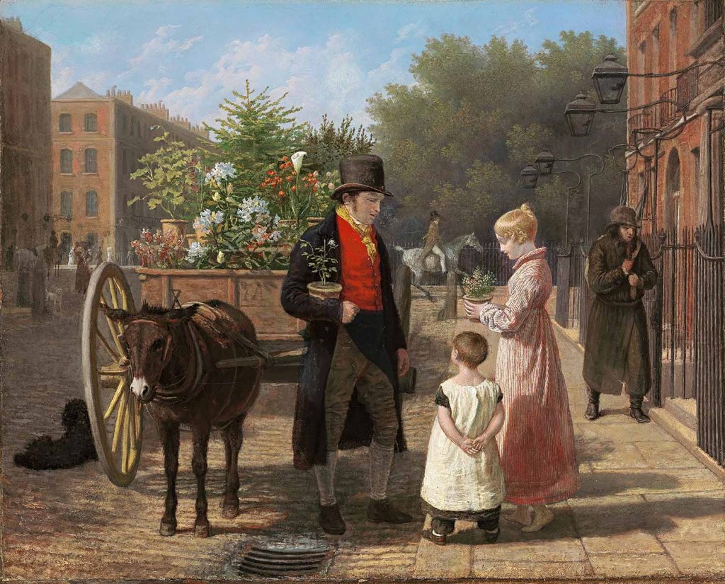The Flower Seller by Jacques Laurent Agasse