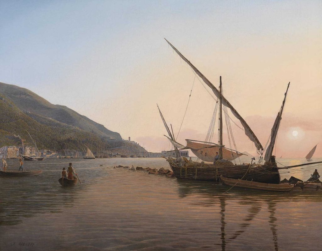 Castellammare am Golf von Neapel by Jakob Alt
