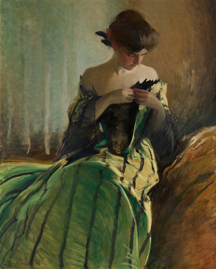 Study in Black and Green by John White Alexander