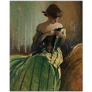 Study in Black and Green by John White Alexander