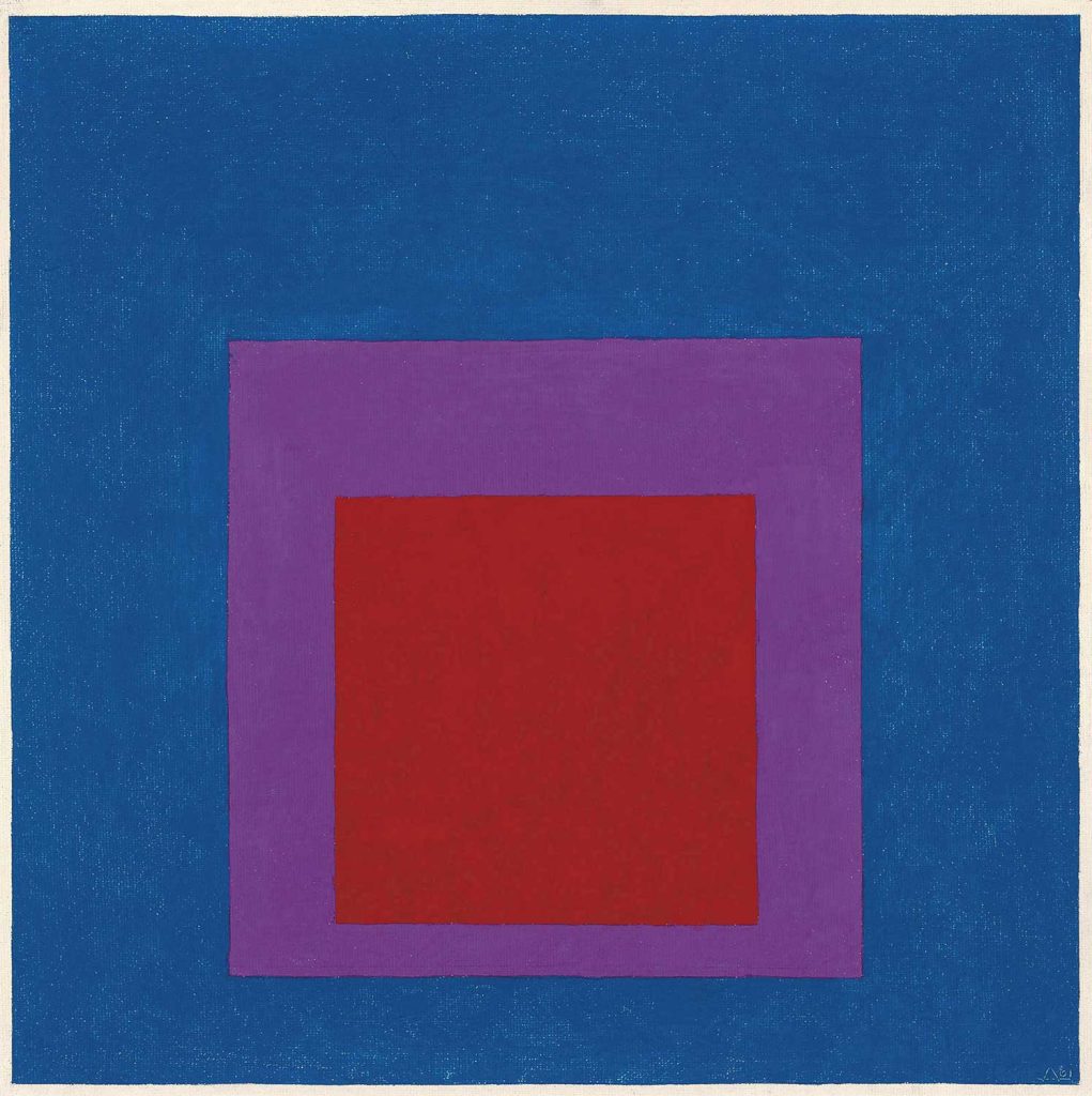Study for Homage to the Square Cerulean by Josef Albers