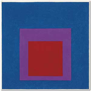 Study for Homage to the Square Cerulean by Josef Albers