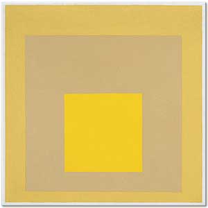 Study for Homage to the Square Mellow by Josef Albers