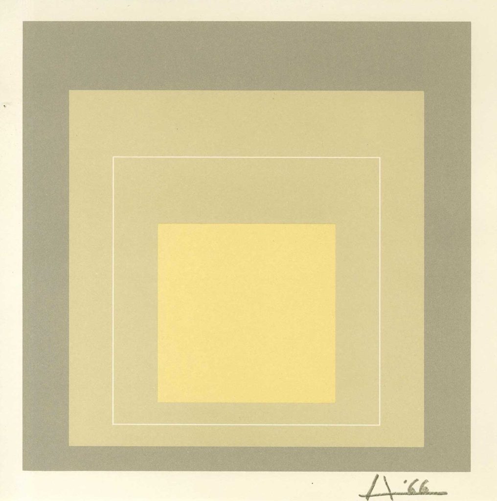 White Line Squares VII by Josef Albers