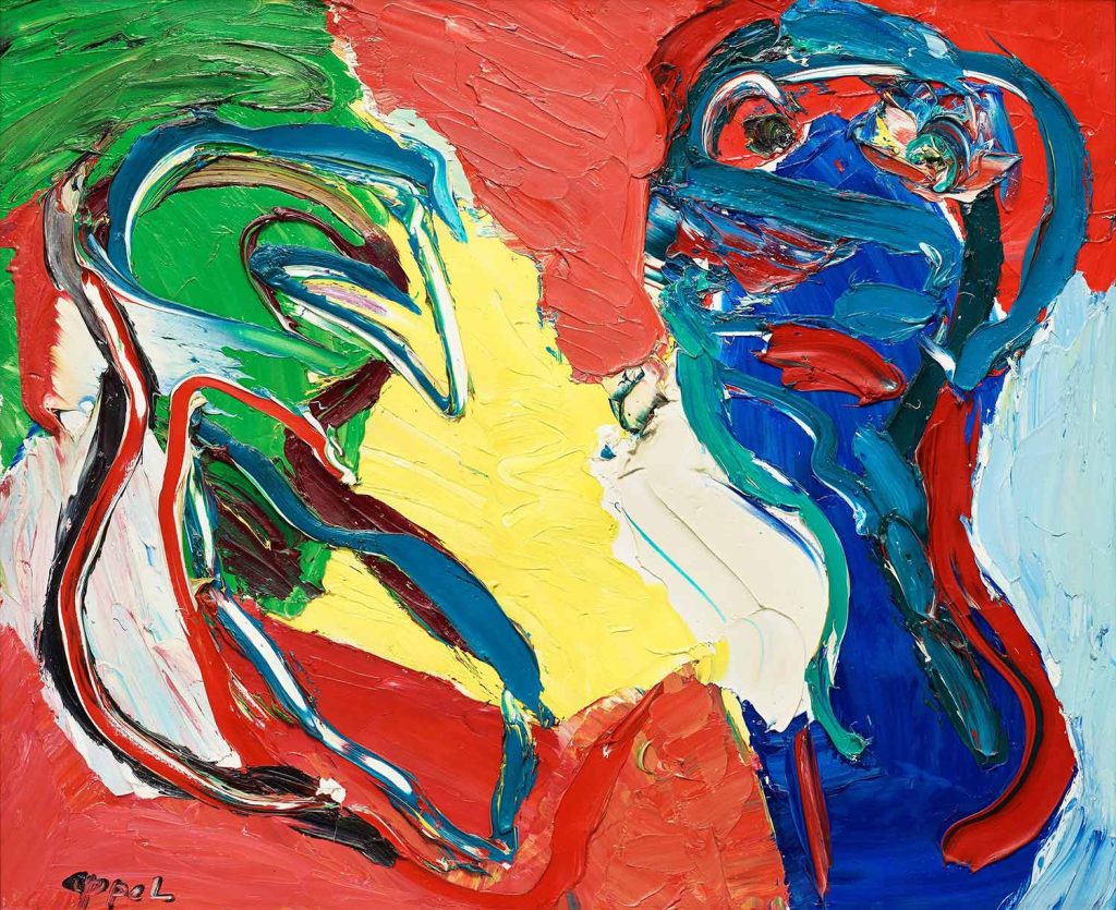 Abstract Composition by Karel Appel