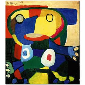 Big Chief Cobra by Karel Appel