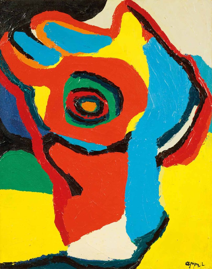 Parrot Head by Karel Appel