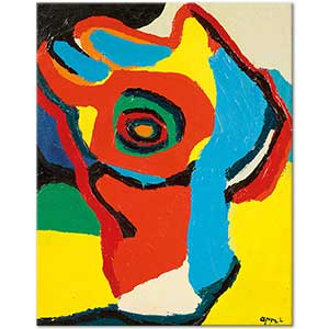 Parrot Head by Karel Appel