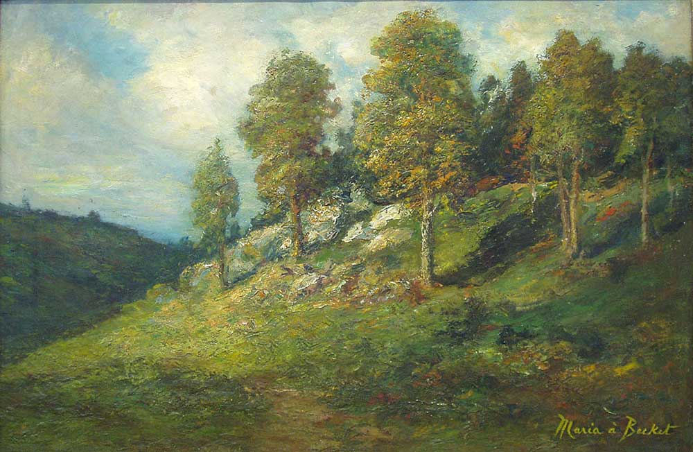 Maria A Becket Hillside Landscape