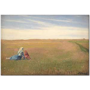 A Summer's Day by Michael Peter Ancher